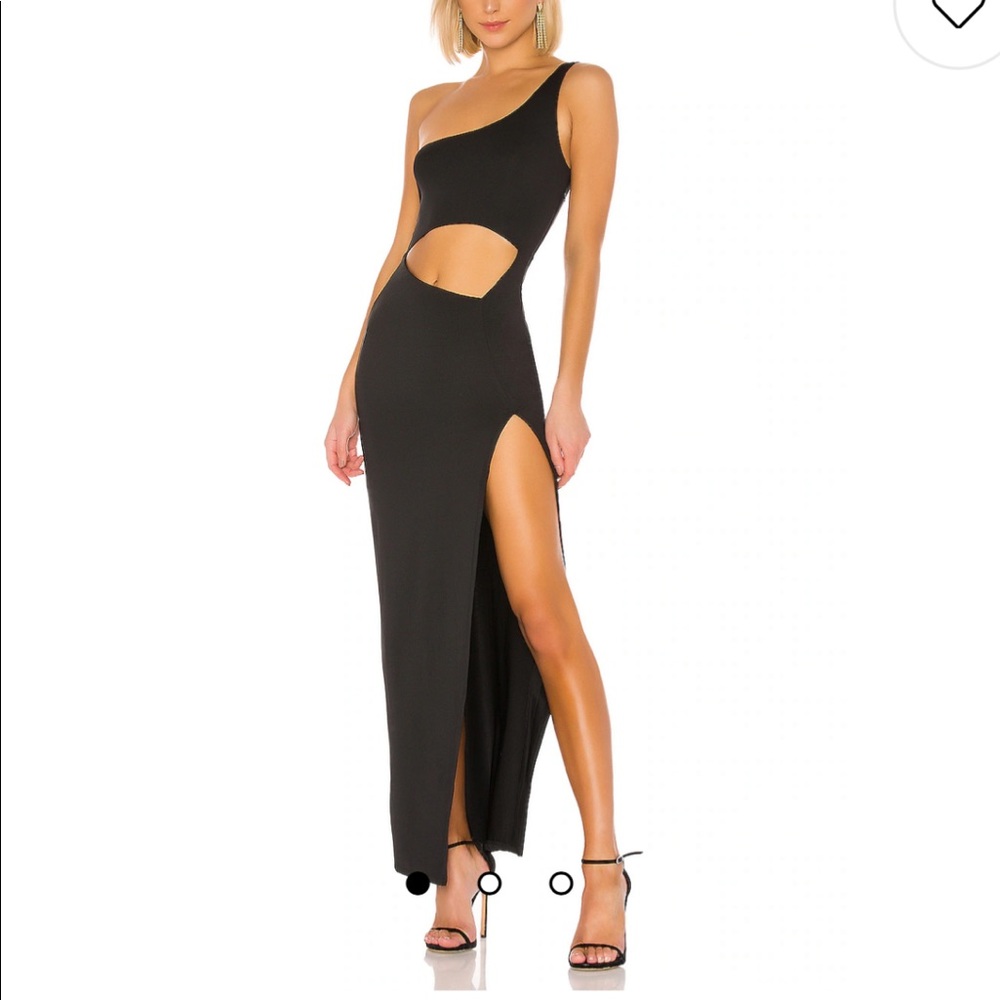 From Revolve. The brand is super down black maxi dress size small.